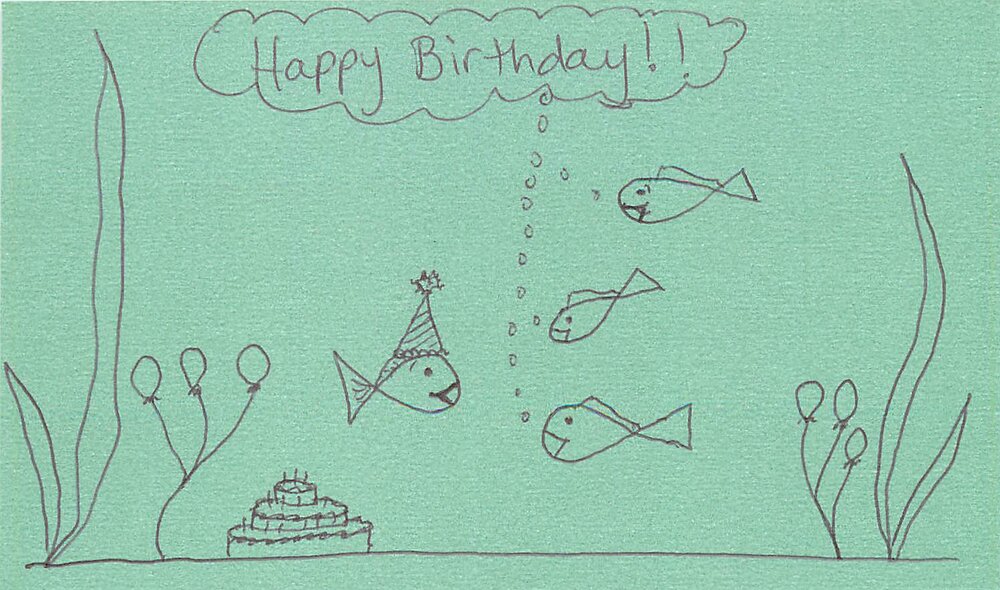 Birthday doodle